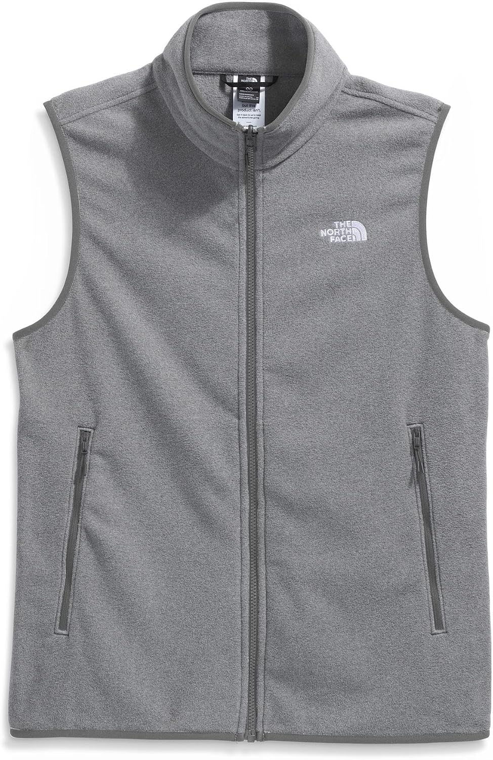 The North Face Men's Glacier Fleece Vest | Zippered Hand Pockets & Stretch Binding on the Collar, Armhole & Hem