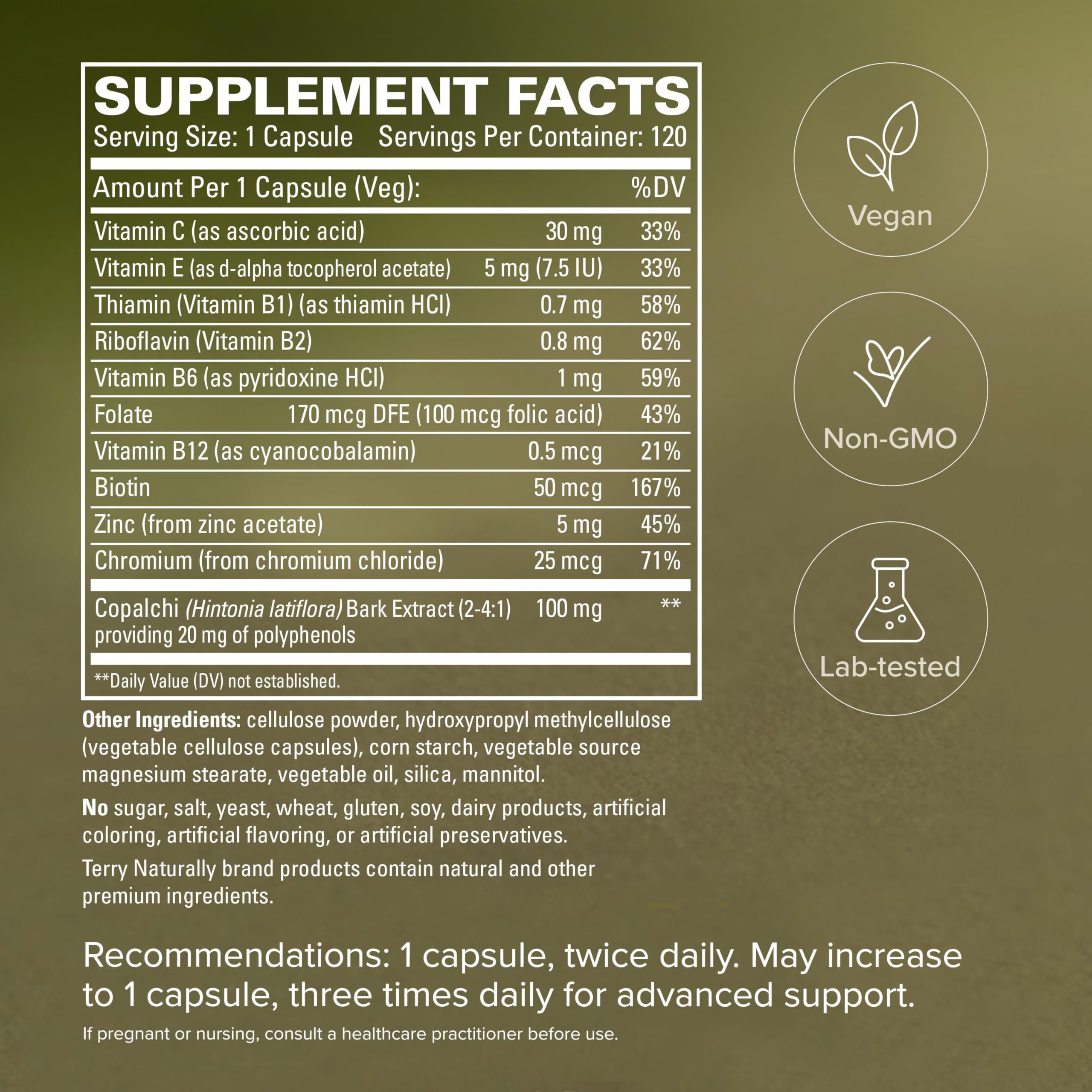 Terry Naturally Sucontral D - Blood Sugar & Carb Metabolism - 120 Count — Amazon image 5