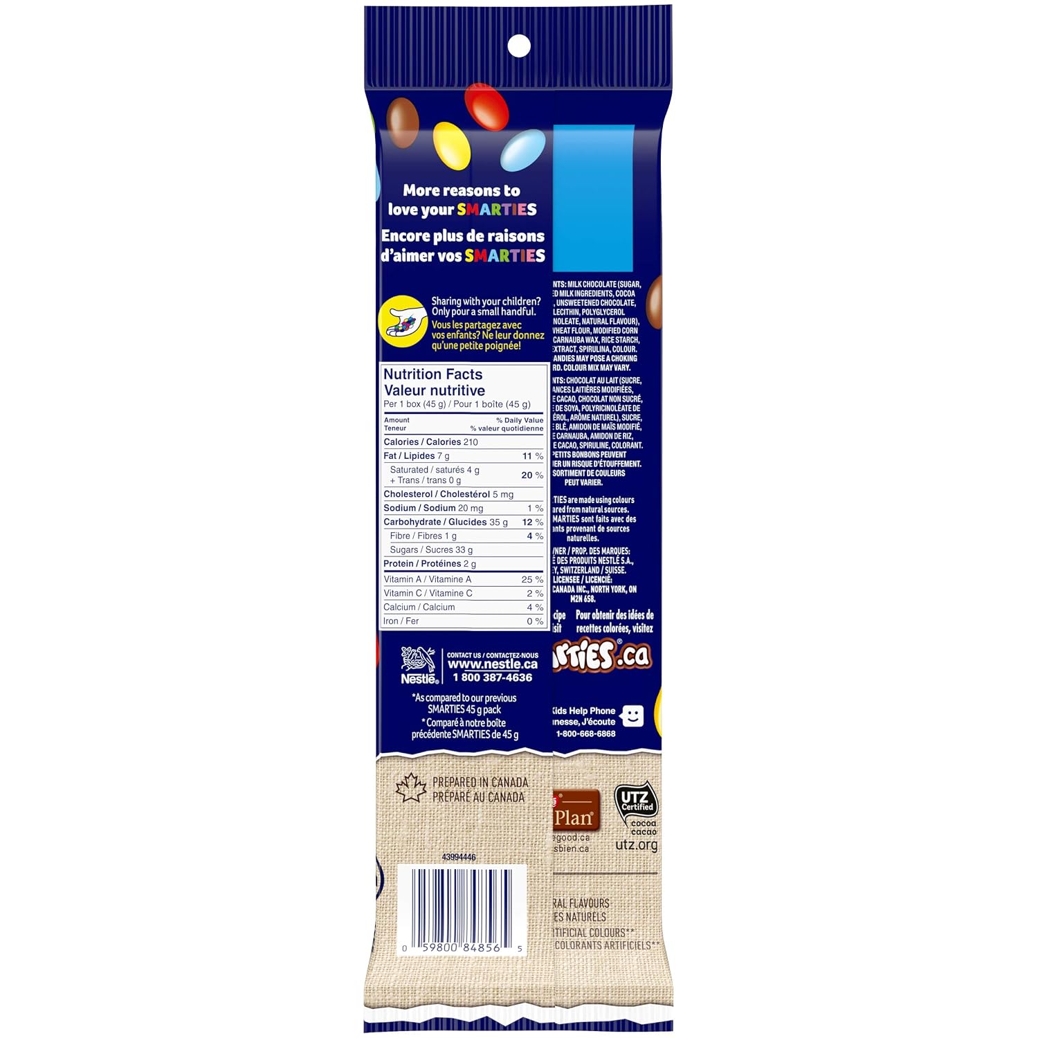 SMARTIES Chocolate Candies 4 Pack x 45gram