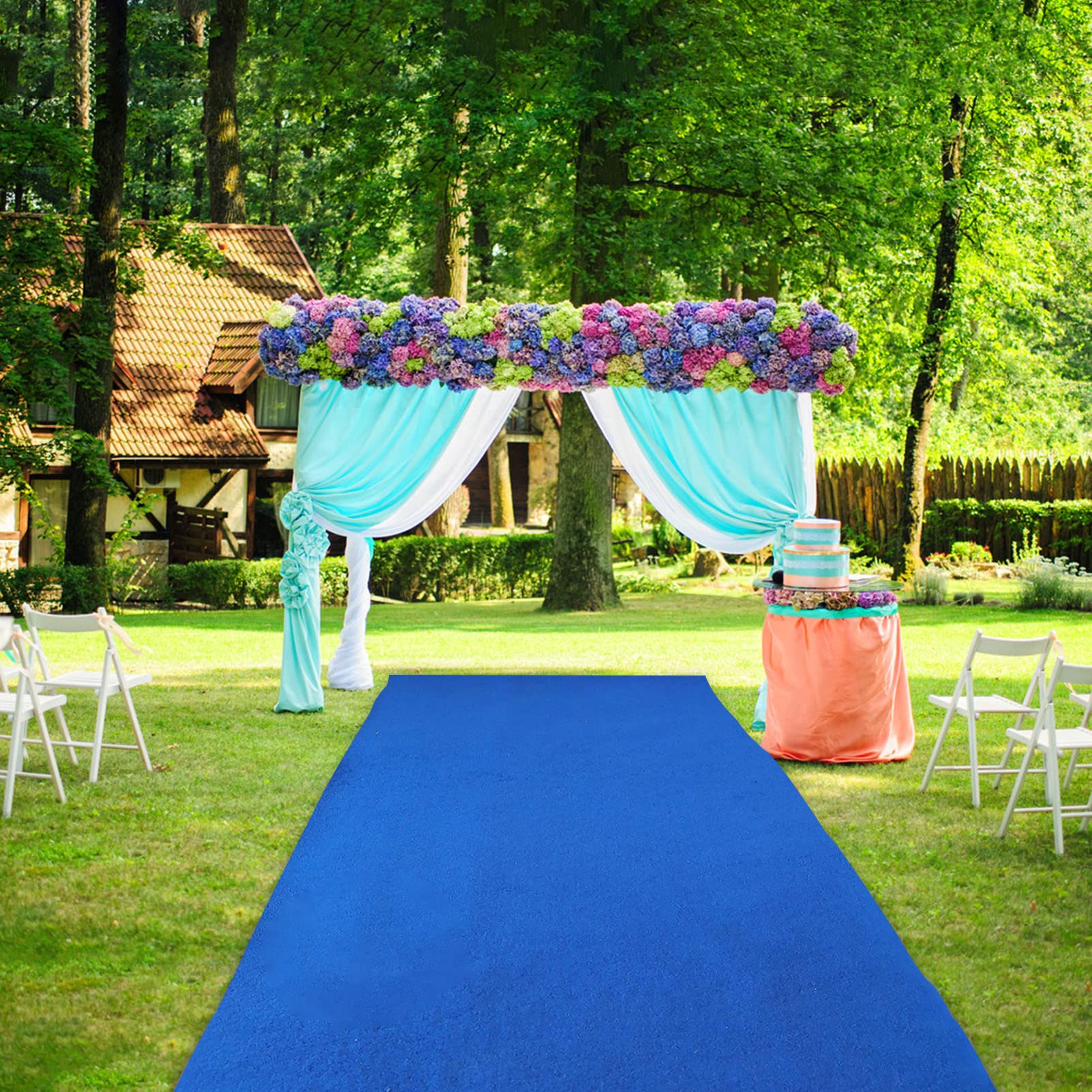 KAMPCO Tappeto da sposa Runner Runway Rug per cerimonia di nozze, festa, compleanno, decorazioni per banchetti, interni ed esterni