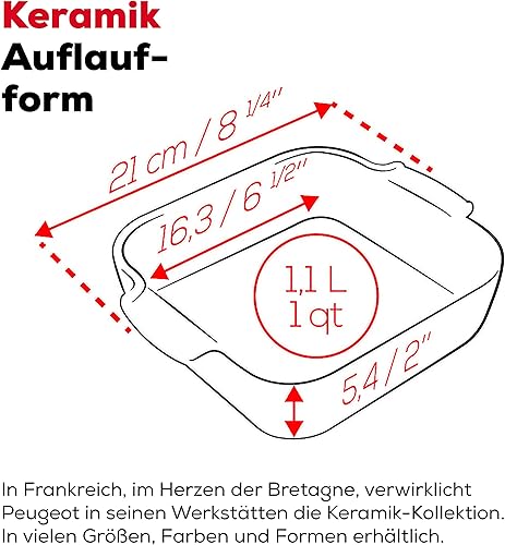Miniatura 3 de Appolia Plato cuadrado para hornear, 8.25 x 8.25 pulgadas