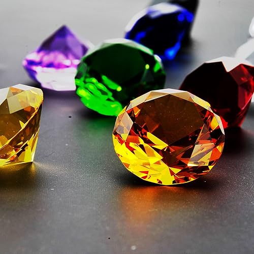 Miniatura 9 de PowerTRC Gemas piratas de diamantes de cristal  Joyas del tesoro de cristal para decoración de cofres del tesoro o recuerdo de fiesta  Juego de 12