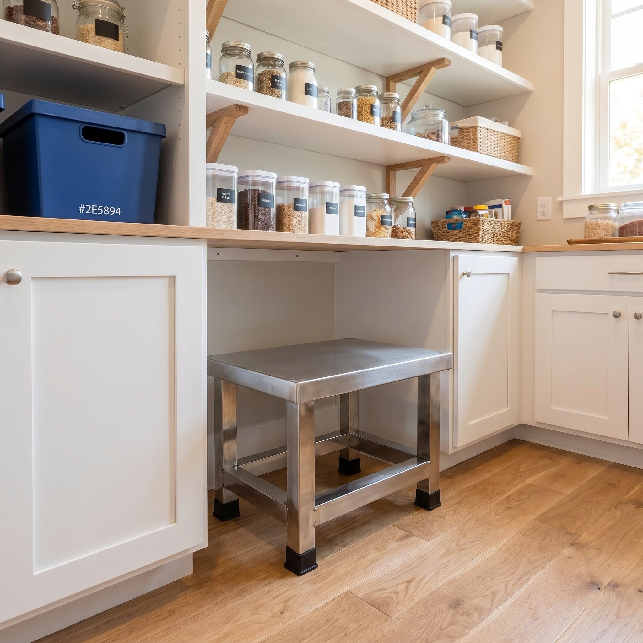 Edelstahl Toilettenhocker rutschfest, Kompakt, Wasserfest für Erwachsene