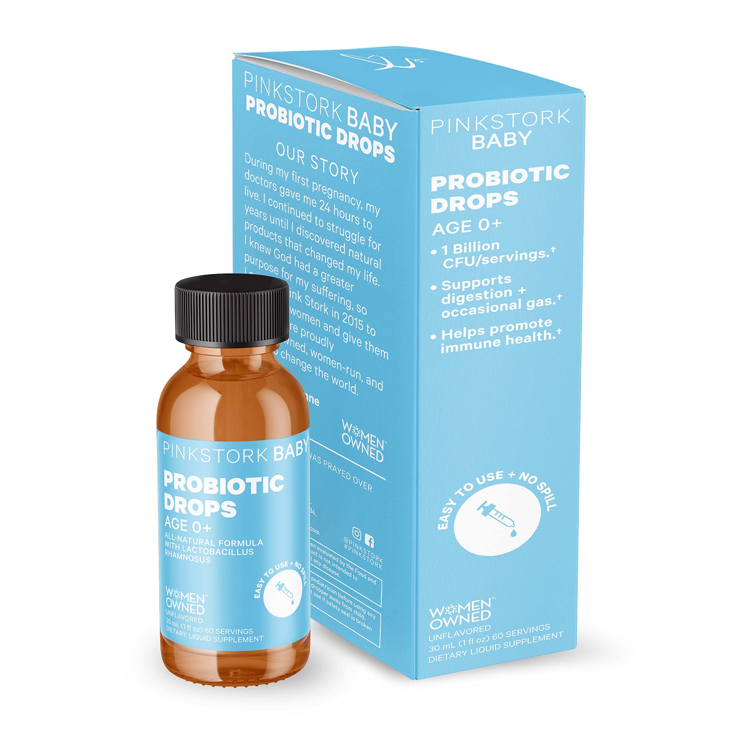 Pink Stork Baby Probiotic Drops