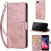 TOMYOU Case for iPhone 7 / iPhone 8 / SE2 (2020) / SE3 (2022) Case, Leather Flip Mobile Phone Case Folding Shell Compatible iPhone 7 / iPhone 8 / SE2 (2020) / SE3 (2022) Rose Gold
