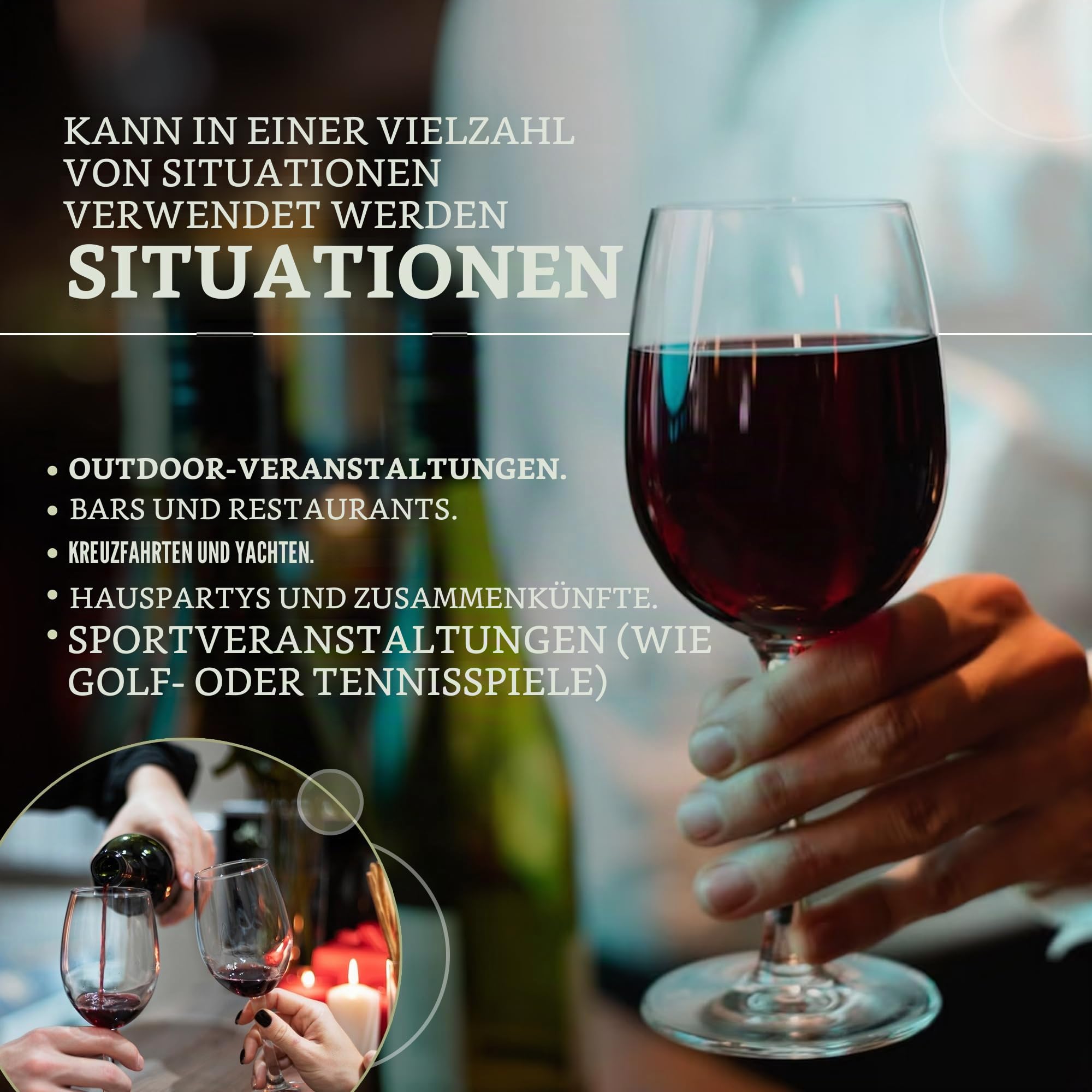DOJA Barcelona | Transparentes Polycarbonat-Weinglas | 300ml | 12er Pack | Weingläser | 170,3x78x3mm | Polycarbonat-Kunststoffbecher | Wiederverwendbare Hartplastik Becher | für Wein, Cidre...