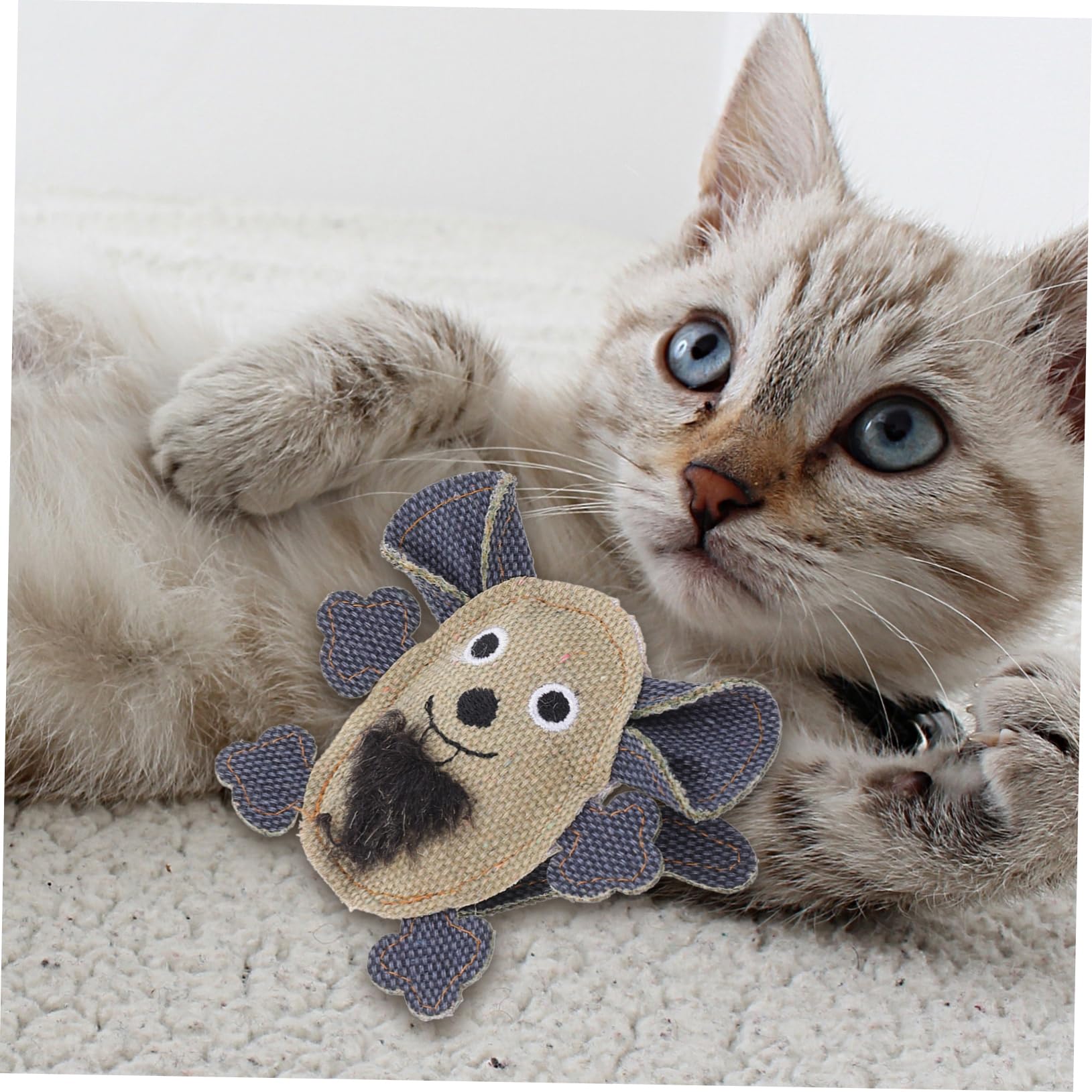 Beavorty 10stücke Katzenminze Mäuse Spielzeug Aus Robustem Canvas Für Indoor-Katzen Interaktives Katzenspielzeug Aktivität Und Spielspaß