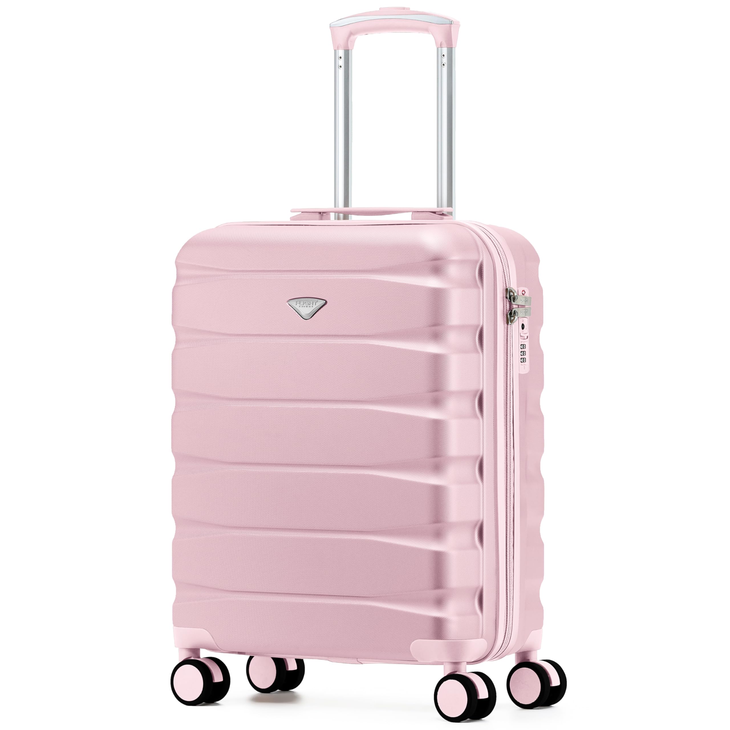 Flight Knight Underseat Cabin Suitcase 45x36x20cm | Free Hand Luggage for EasyJet & Wizz Air | Lightweight ABS Hard Shell with 8 Silent-Glide Spinner Wheels | Max Space Travel Bag — view 319