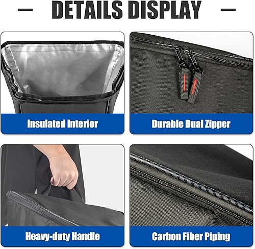 Miniatura 9 de Bolsa de maletero delantera, organizador de frunk, bolsas de equipaje, bolsa de carga extraíble, accesorios de triciclo, apto para Can Am Spyder RT