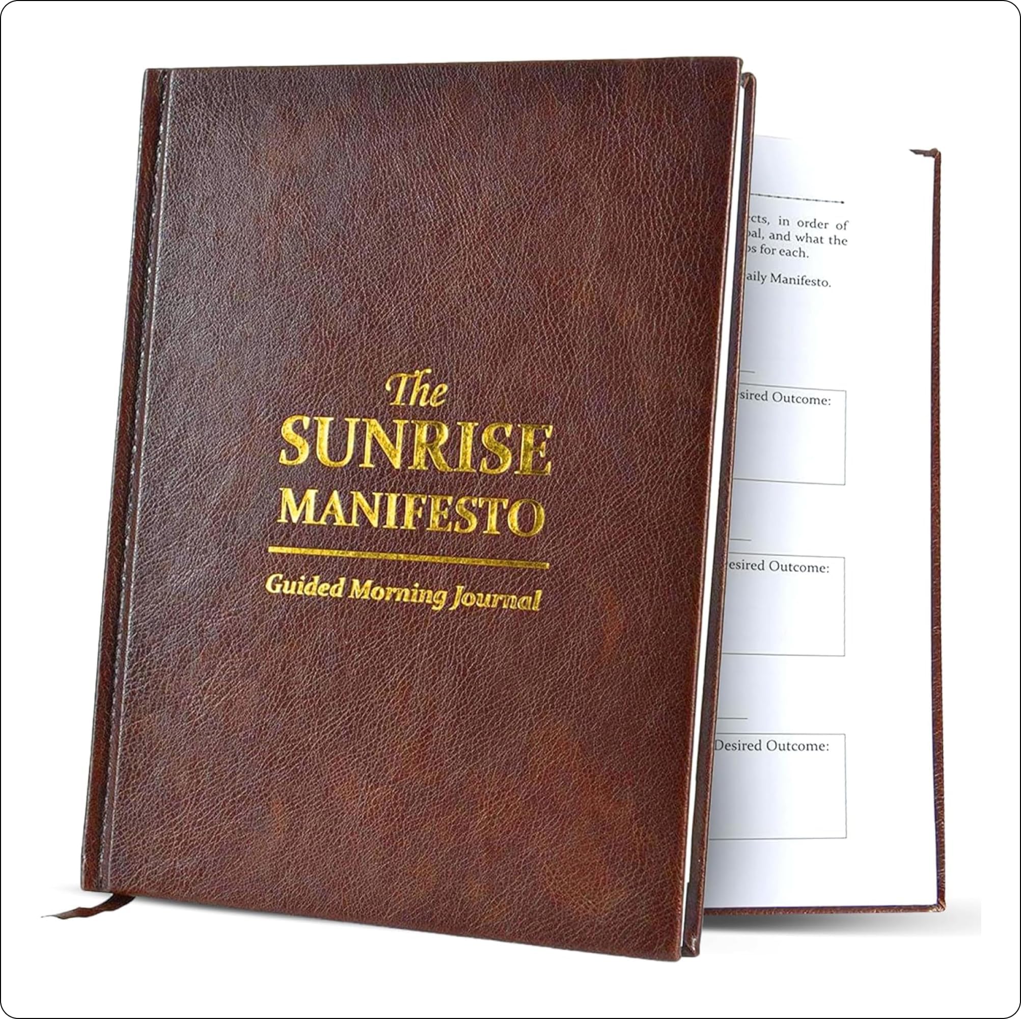 Sunrise Manifesto Guided Morning Journal - Gratitude & Mindfulness