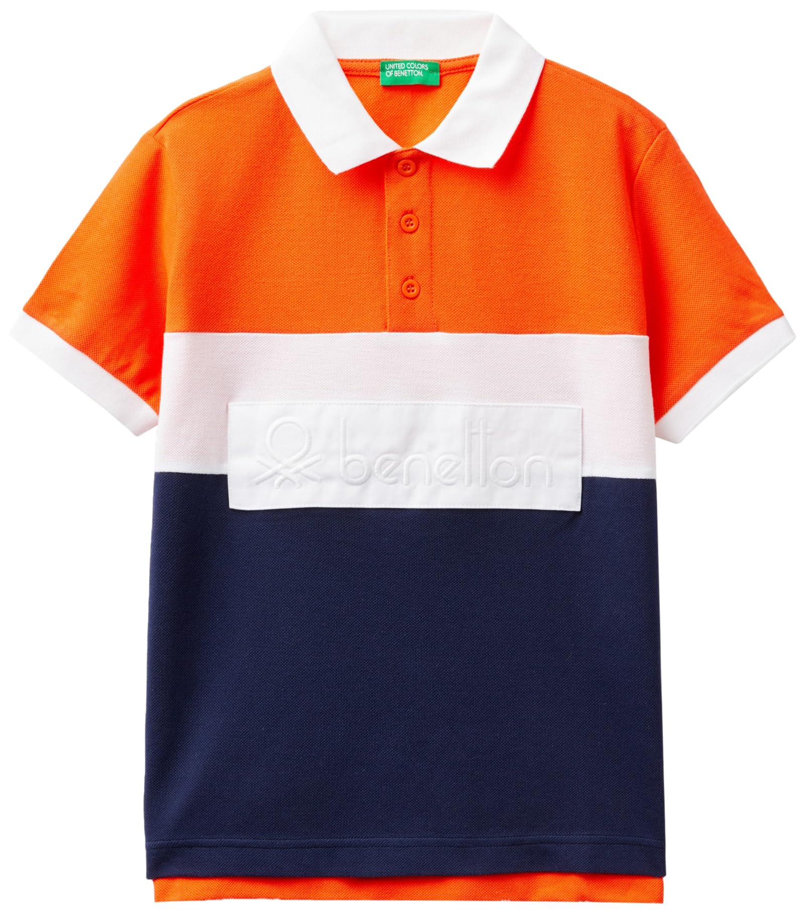 United Colors Of Benetton Jungen Hemd Kurzarm - Leinenmischung Modernes Design