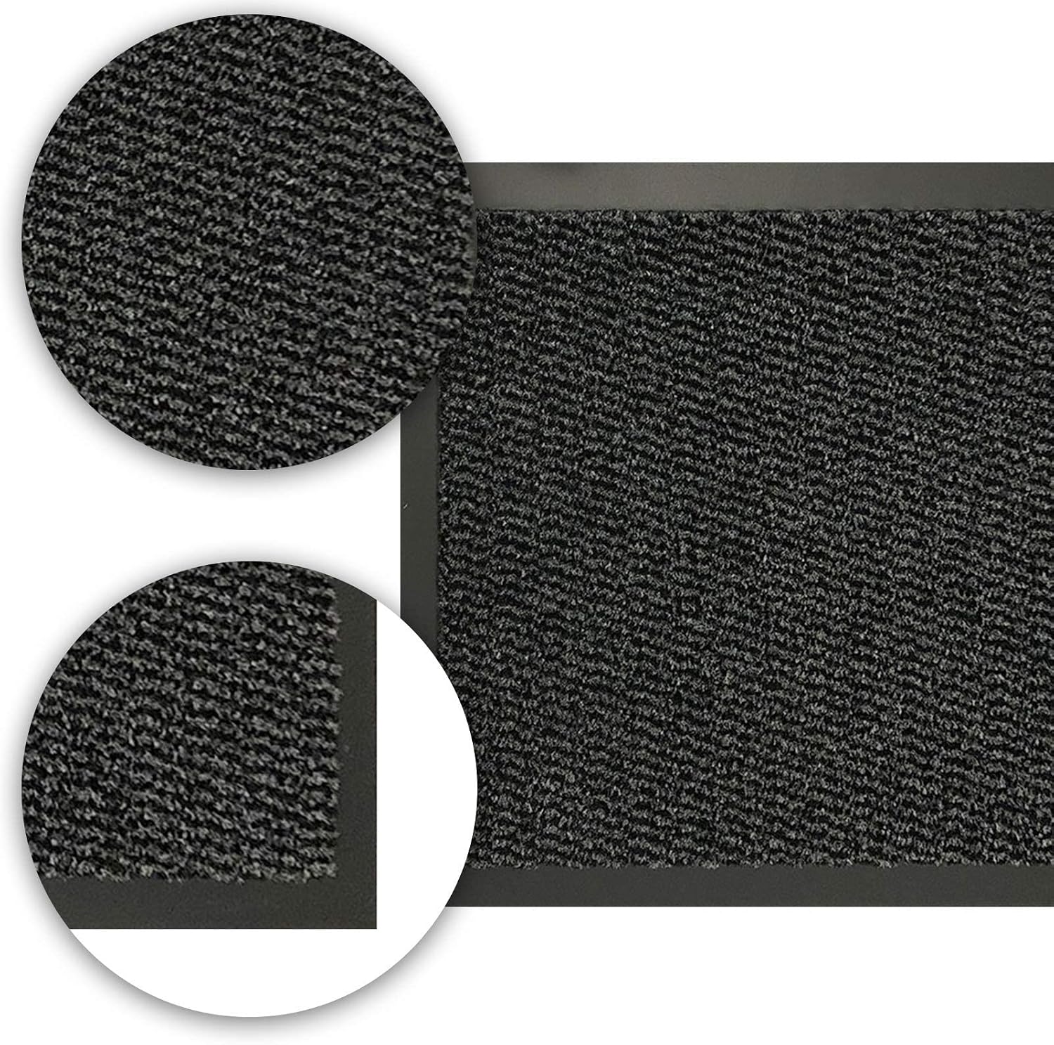 GULLAMBO Door Mats Indoor, Absorbent, Non-Slip, Washable Door Mat for Back & Front Door, Patios- Stylish Low Profile - Image 5