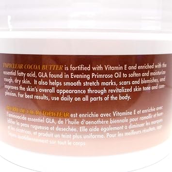 Topiclear Cocoa Butter Creme 18oz Jar