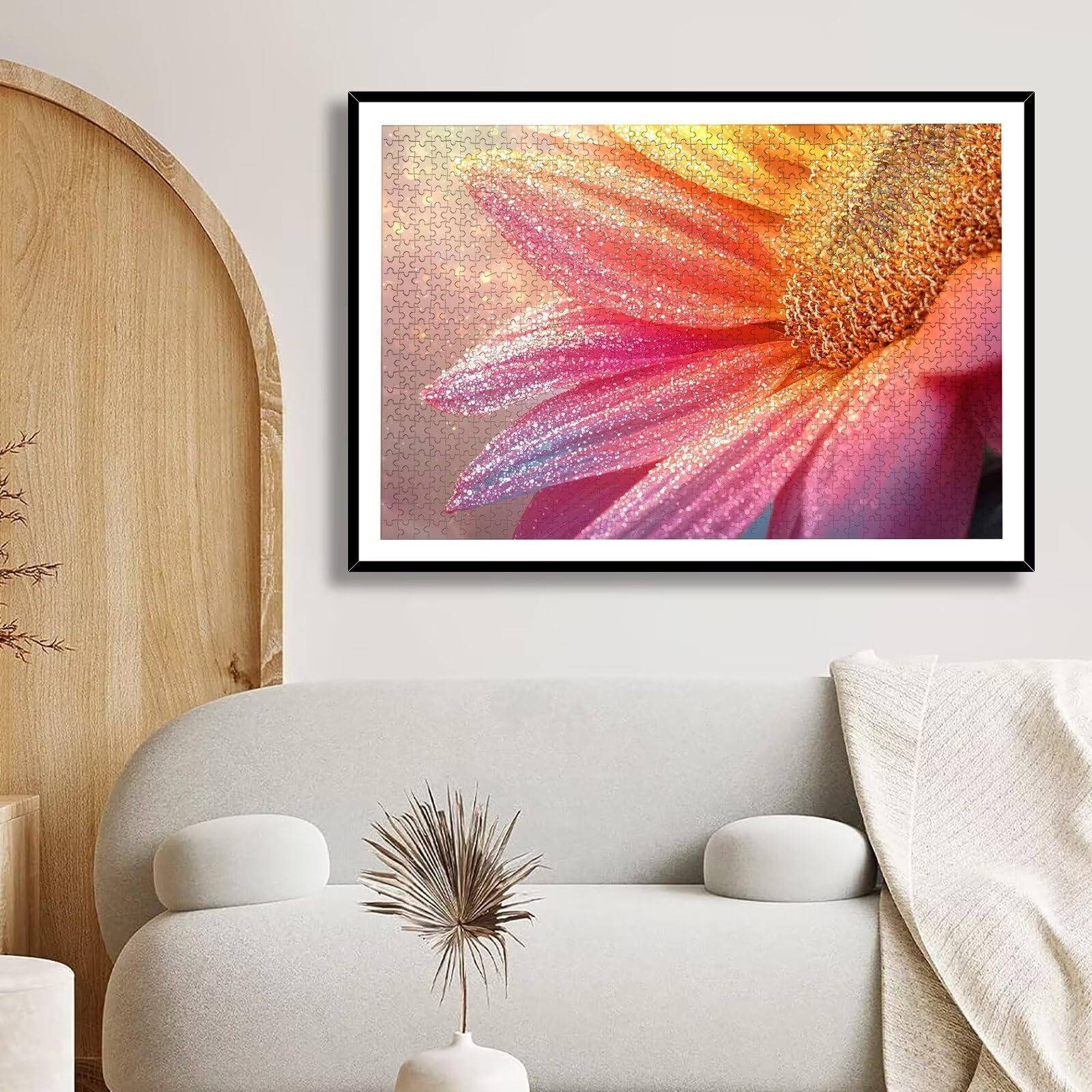 Puzzle 1000 Pezzi Girasole, Puzzle Fantasia 1000 Pezzi Arte per Adulti e Bambini, Misura: 75x50 cm, Puzzles Legno per Adulti con Squisita Scatola di Imballaggio, Idea Regalo Donna, Regalo Uomo, -7535