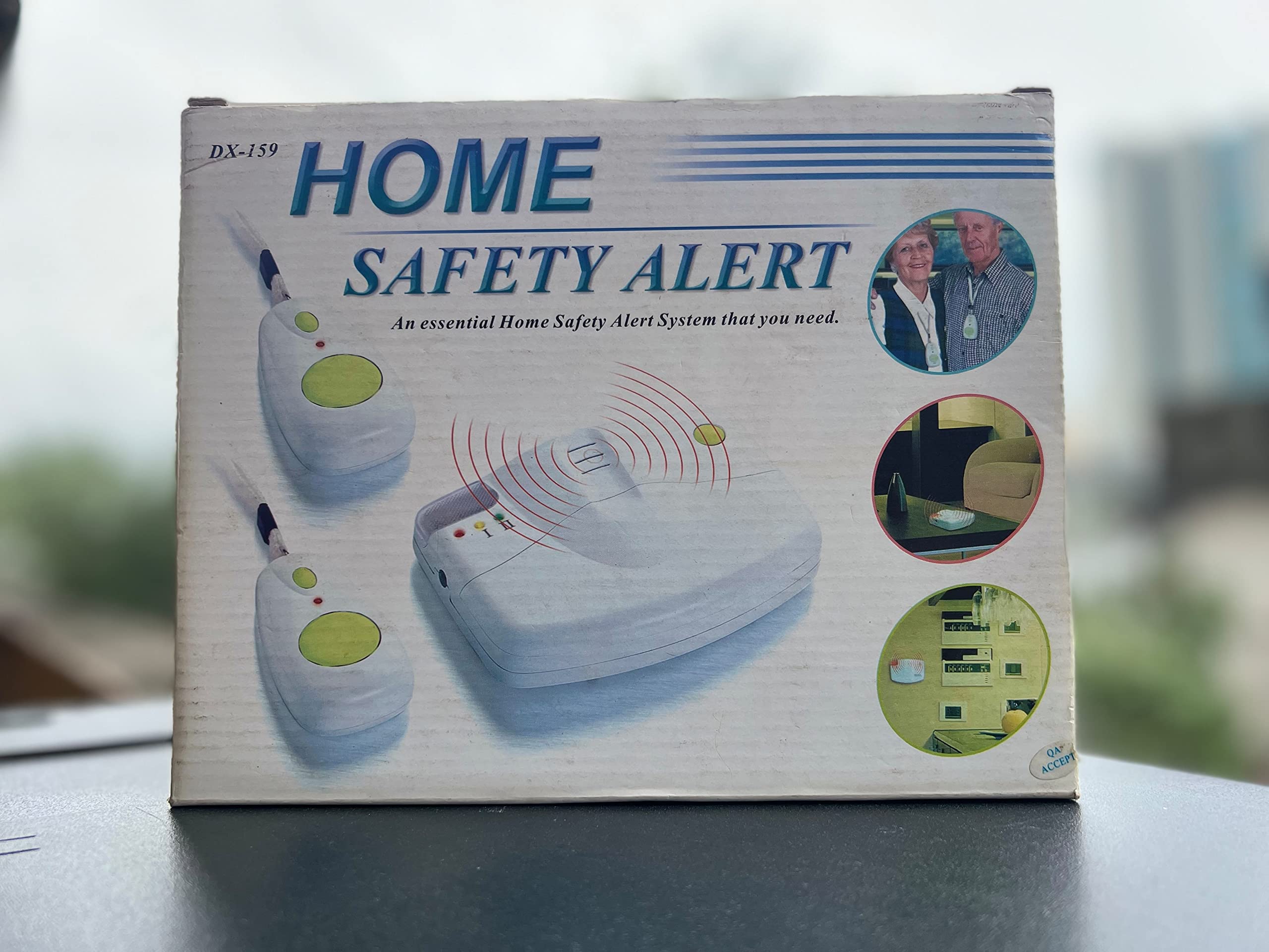 Home Safety Alert System | Wireless Calling Alert for Elderly, Senior, Patient Child |1 Receiver Unit & 2 Calling (Transmitter) Units
