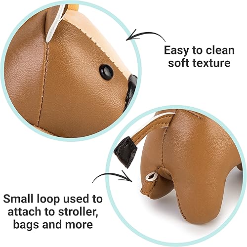 Miniatura 5 de Little Big Friends Tiny Friends  Sonajero de juguete  Animal de peluche especial  Fácil de limpiar  Charles el caballo