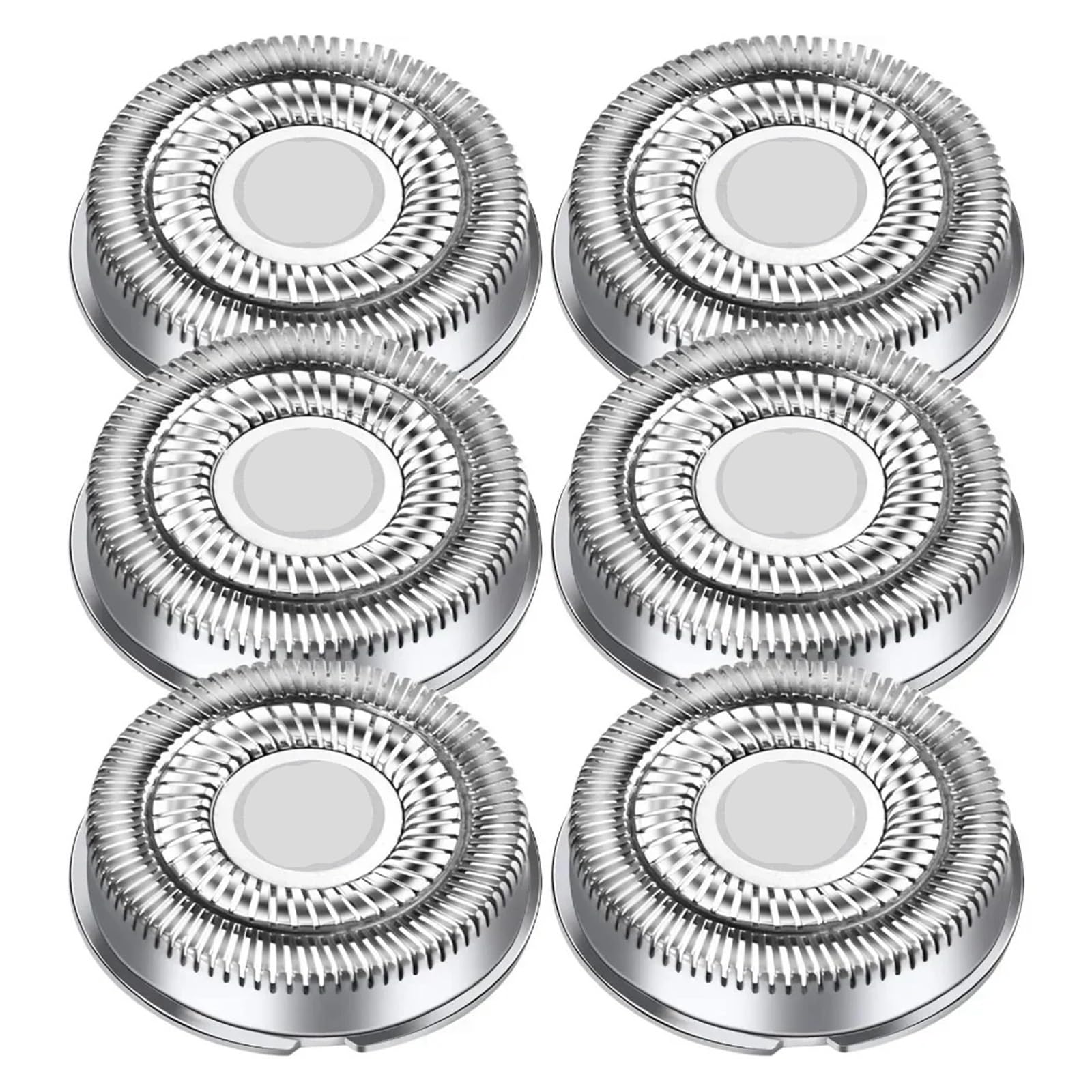 Cabezales De Repuesto For Afeitadora (3/6 Unidades), Compatibles Con Las Series 1000, 2000, 3000 Y 5000 AT7xx/AT8xx/PT7xx/PT8xx.(6pcs)