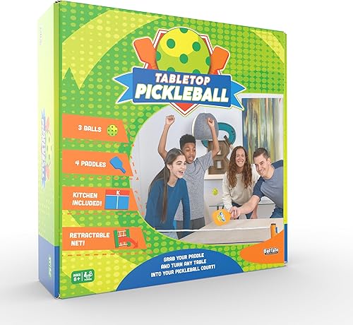 Miniatura 2 de Pickleball de mesa de Buffalo Games - Juego deportivo interior - Ideal para la noche de juego - Fácil configuración - A partir de 8 años