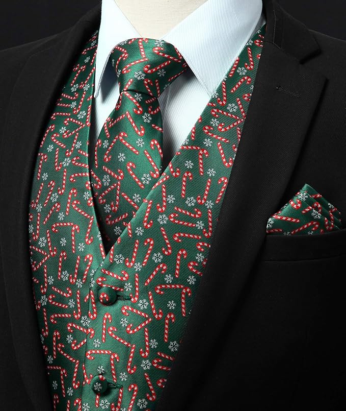 Enlision Vest Voor Heren, Paisley, Jacquard, Set Met Stropdas En Zakdoek In Zak C Bordeaux Xxl 3110100586
