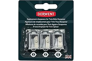 Replacement Sharpeners for Derwent Battery Operated Two Hole Pencil Sharpener