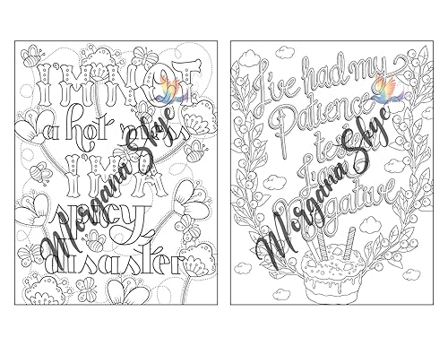 Miniatura 16 de Swear Word Coloring Book for Moms Motivational Quotes and Doodle Therapy for Stressed Out Moms Who Deserve a Break (and a Glass of Wine!)