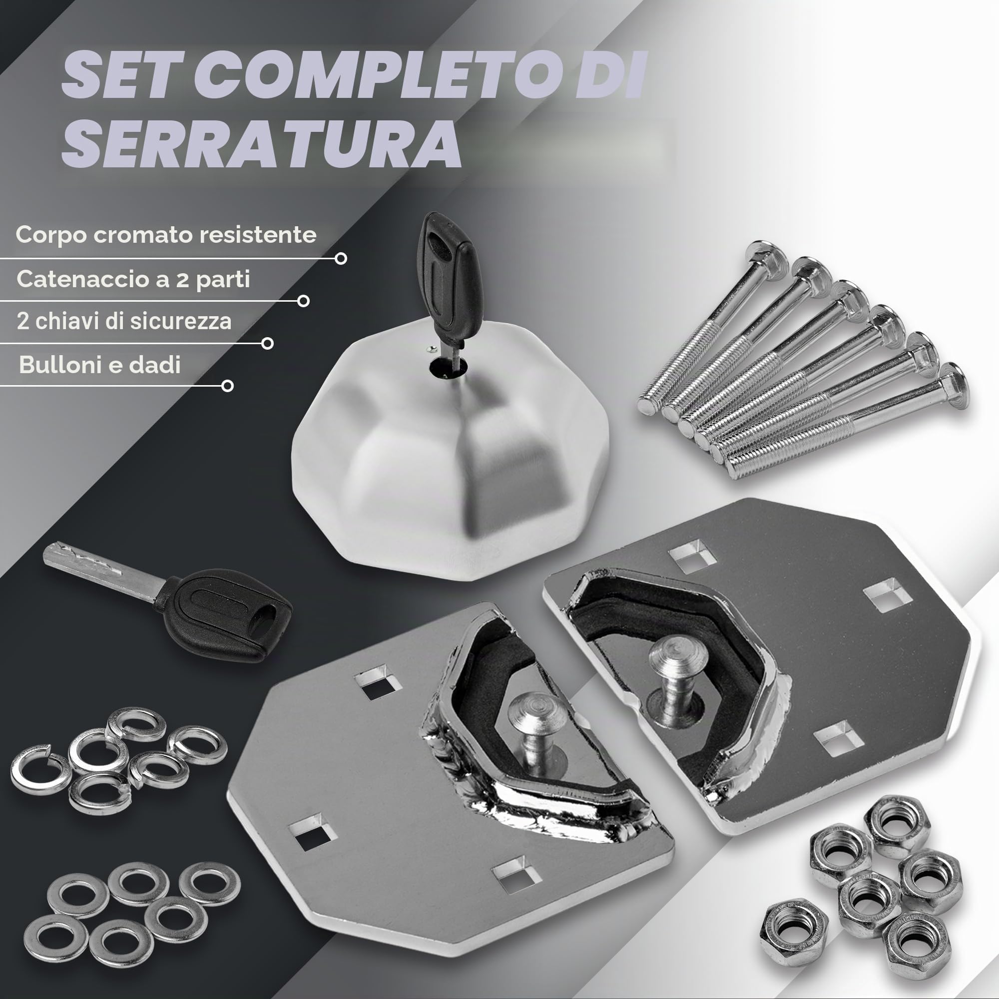 Lucchetto furgone - Serratura furgone sicurezza - Serratura automobile