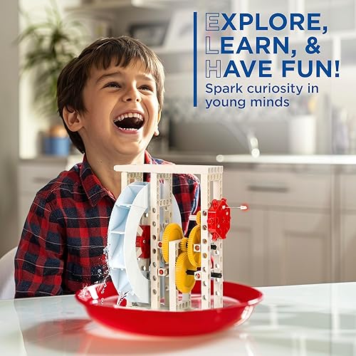 Miniatura 5 de Thames & Kosmos Kit de ciencia hidroeléctrica | 12 experimentos de tallo | Aprenda sobre energías alternativas y renovables, ciencias ambientales |