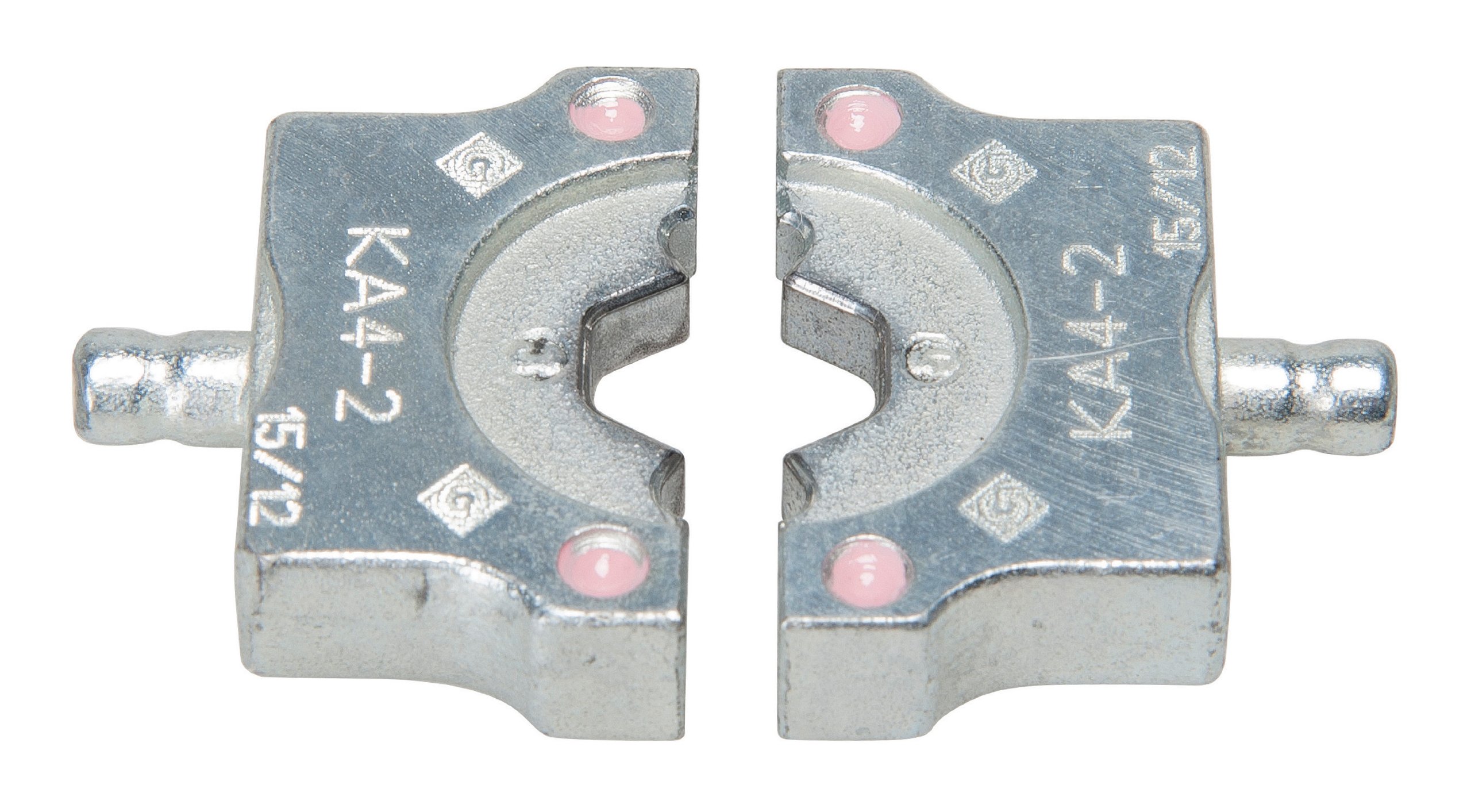 Matrice Greenlee Ka4-2 aluminium 2 AWG pour un sertissage parfait avec l'outil 4 tonnes Ek410