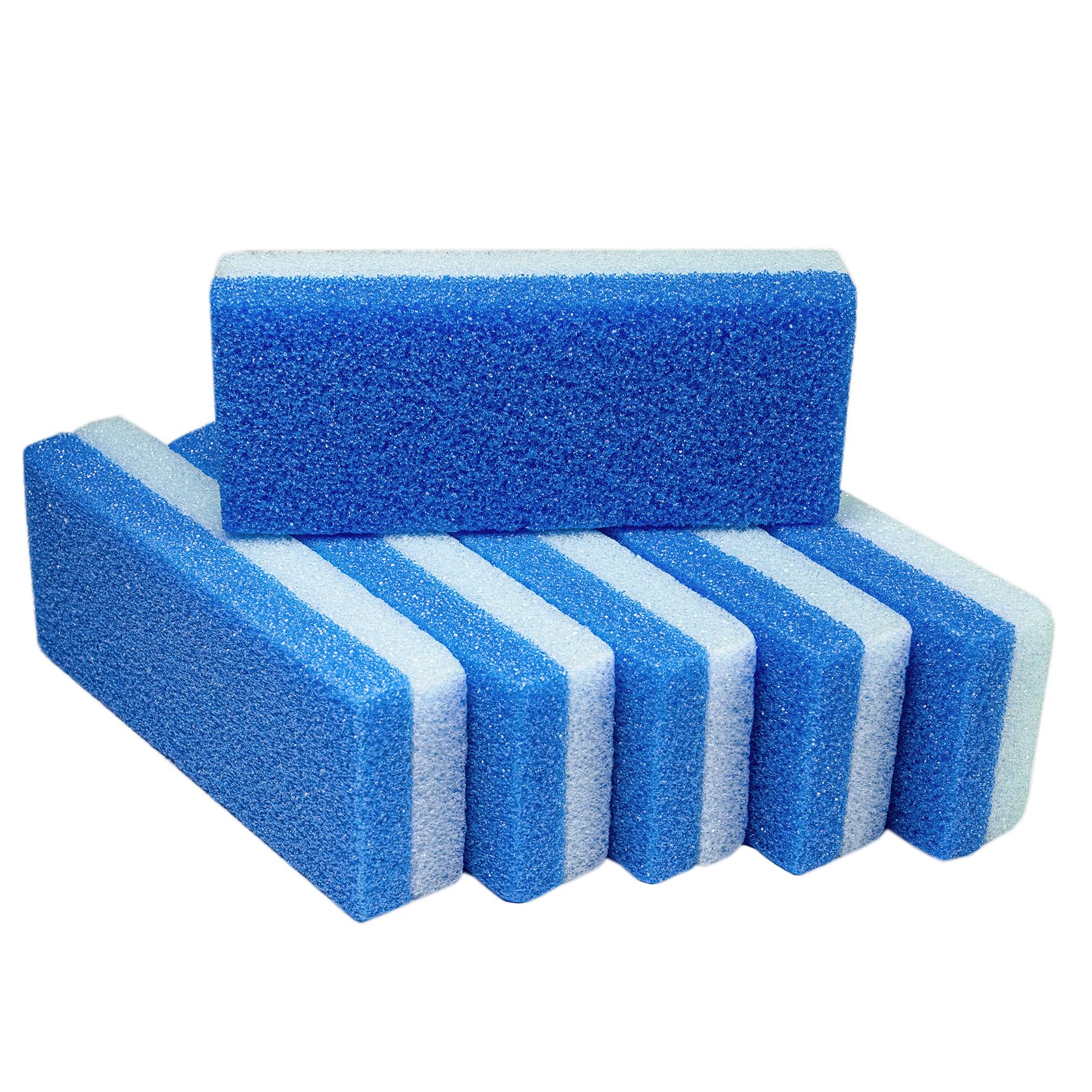 DeEnti Pumice Stones, Pack of 6 Professional Grade Pumice Stone for Feet, Salon Quality Foot Callus Remover, Double Sided Foot Scraper, Home Manicure and Pedicure Tools