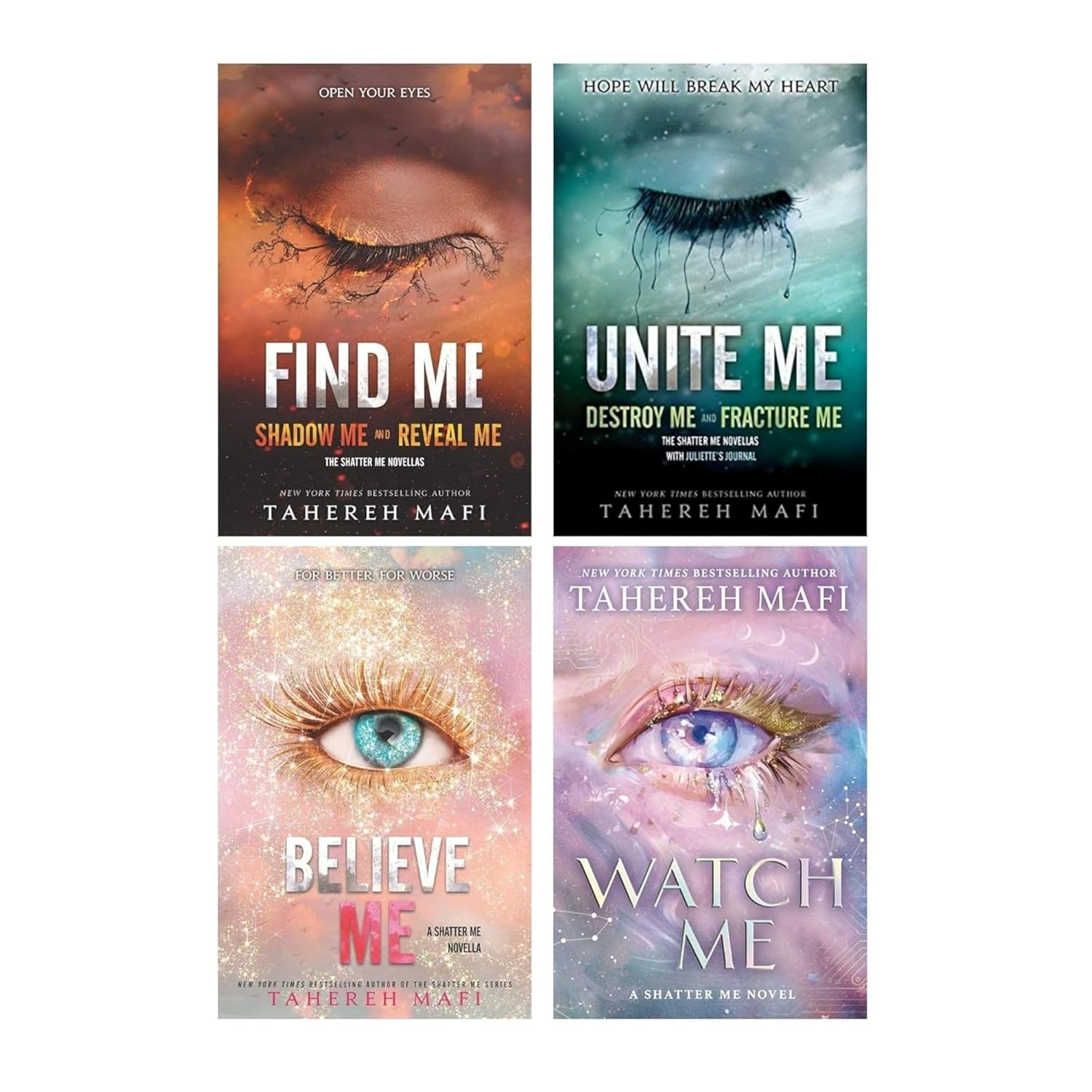 Find , Unite , Believe and Watch Me - Shatter Me 4 Books Set      Paperback – June 27, 2025
