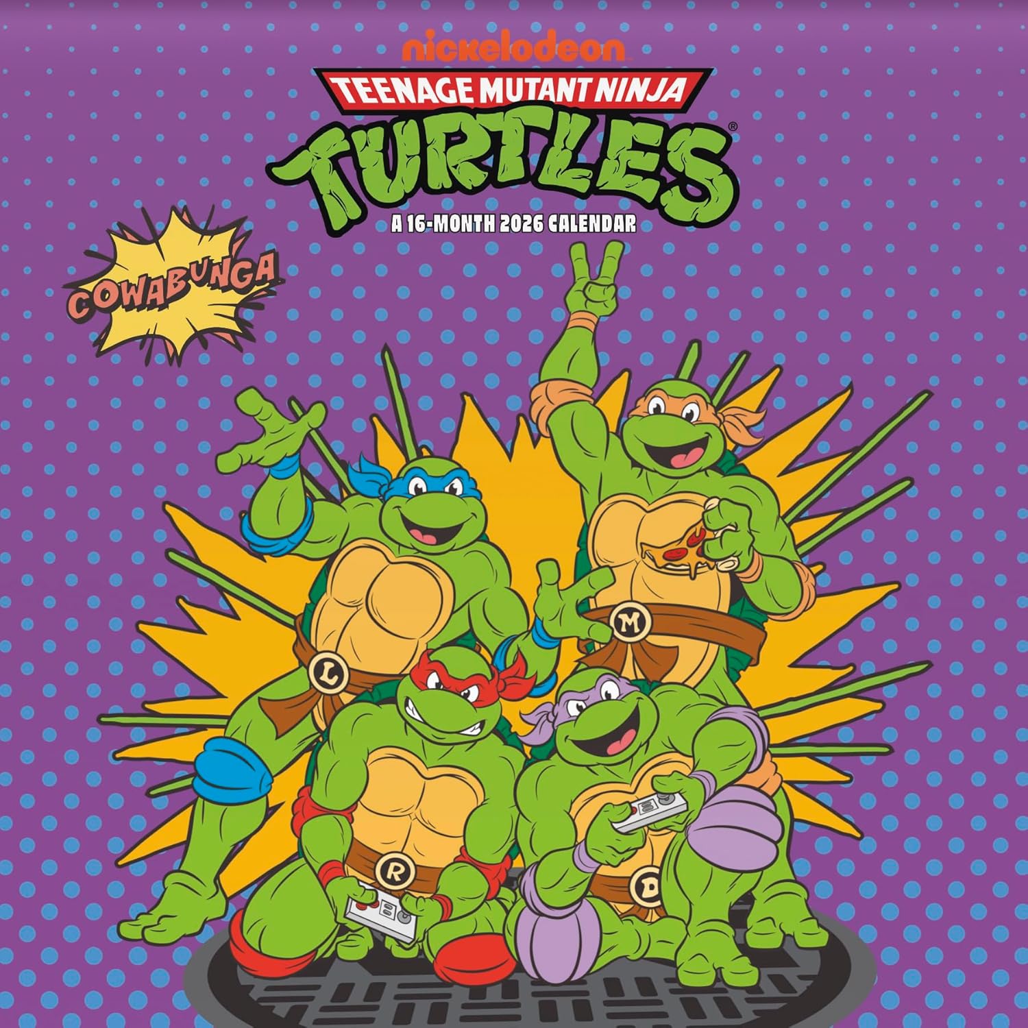 2026 Teenage Mutant Ninja Turtles Wall Calendar