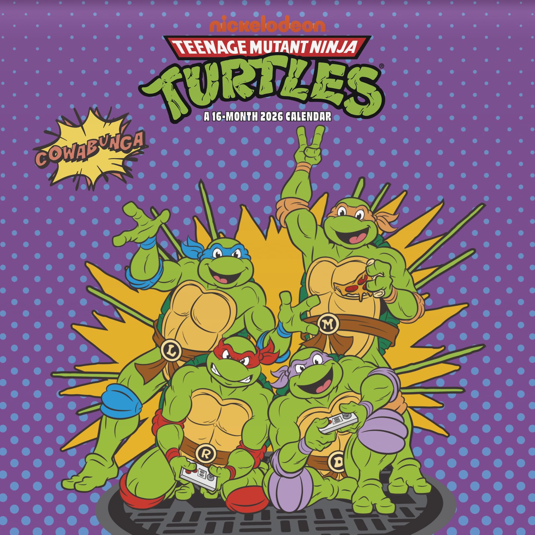 2026 Teenage Mutant Ninja Turtles Wall Calendar