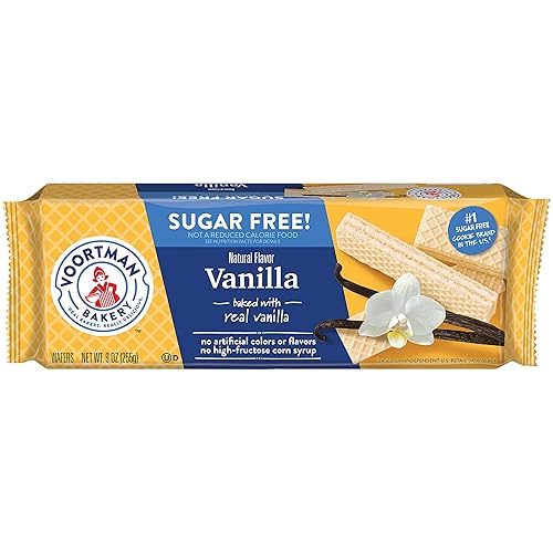 Voortman Obleas de vainilla sin azúcar para panadería, 27 unidades (modelo VOOR5253)