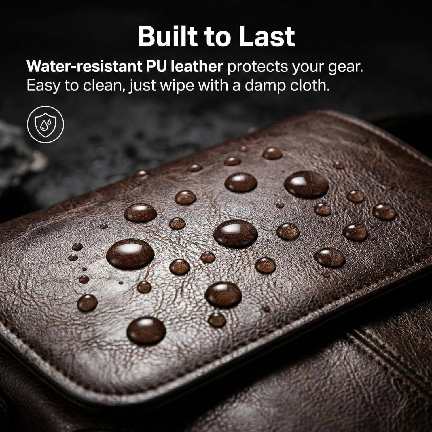 Vintage Men's Crossbody Shoulder Bag, Business Satchel Handbag with Zipper, Side Crossover Pouch for Office - Image 9