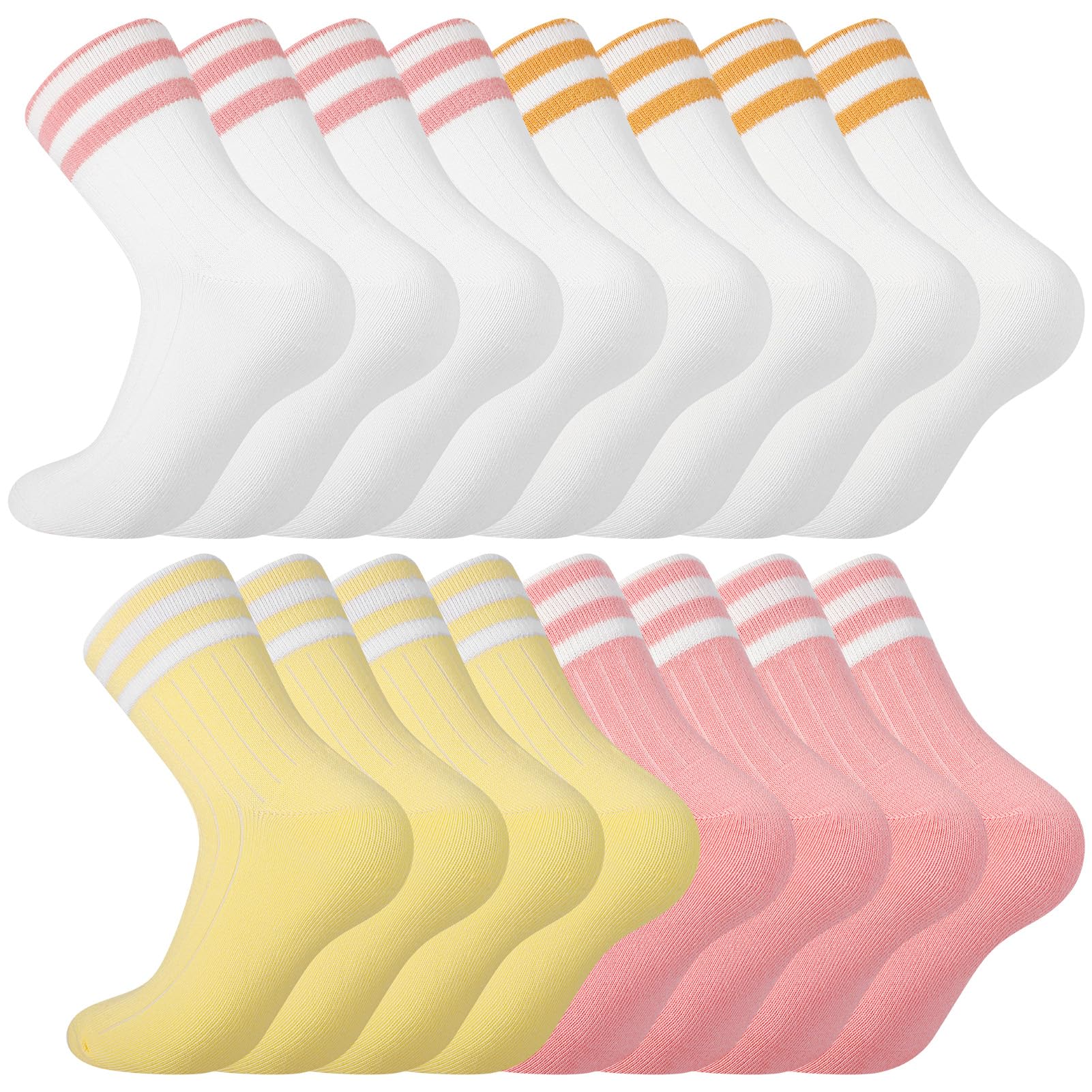 Jspupifip Girls Crew Athletic Socks