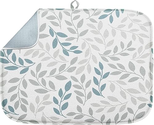 Miniatura 7 de Tapete absorbente para secar platos, utensilios de cocina, platos de panadería, café, almohadilla de microfibra para encimera de cocina, decoración