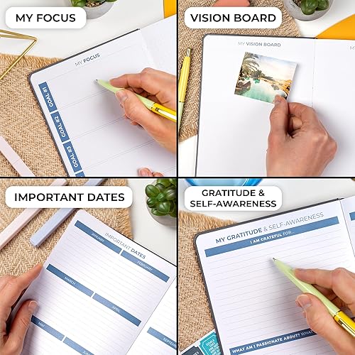 Miniatura 6 de Clever Fox Planner 2 edición  Agenda semanal y mensual colorida para objetivos, seguimiento de hábitos, manejo de tiempo y organizador de