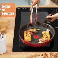 NOXTON Indukciós főzőlap 5 zóna 77 cm 2 Flex zóna indukciós edényekhez 8