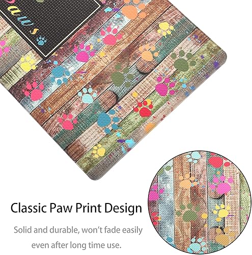 Miniatura 3 de Puppy Paws - Tapete de cocina 2 piezas acolchado antifatiga, 17.3 x 30 pulgadas + 17.3 x 59 pulgadas, impermeable, antideslizante, ergonómico,