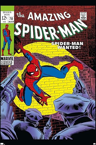 Trends International Marvel Comics Amazing Spider-Man #70 - Póster de pared, 34 pulgadas de largo x 22.4 W, versión premium sin marco