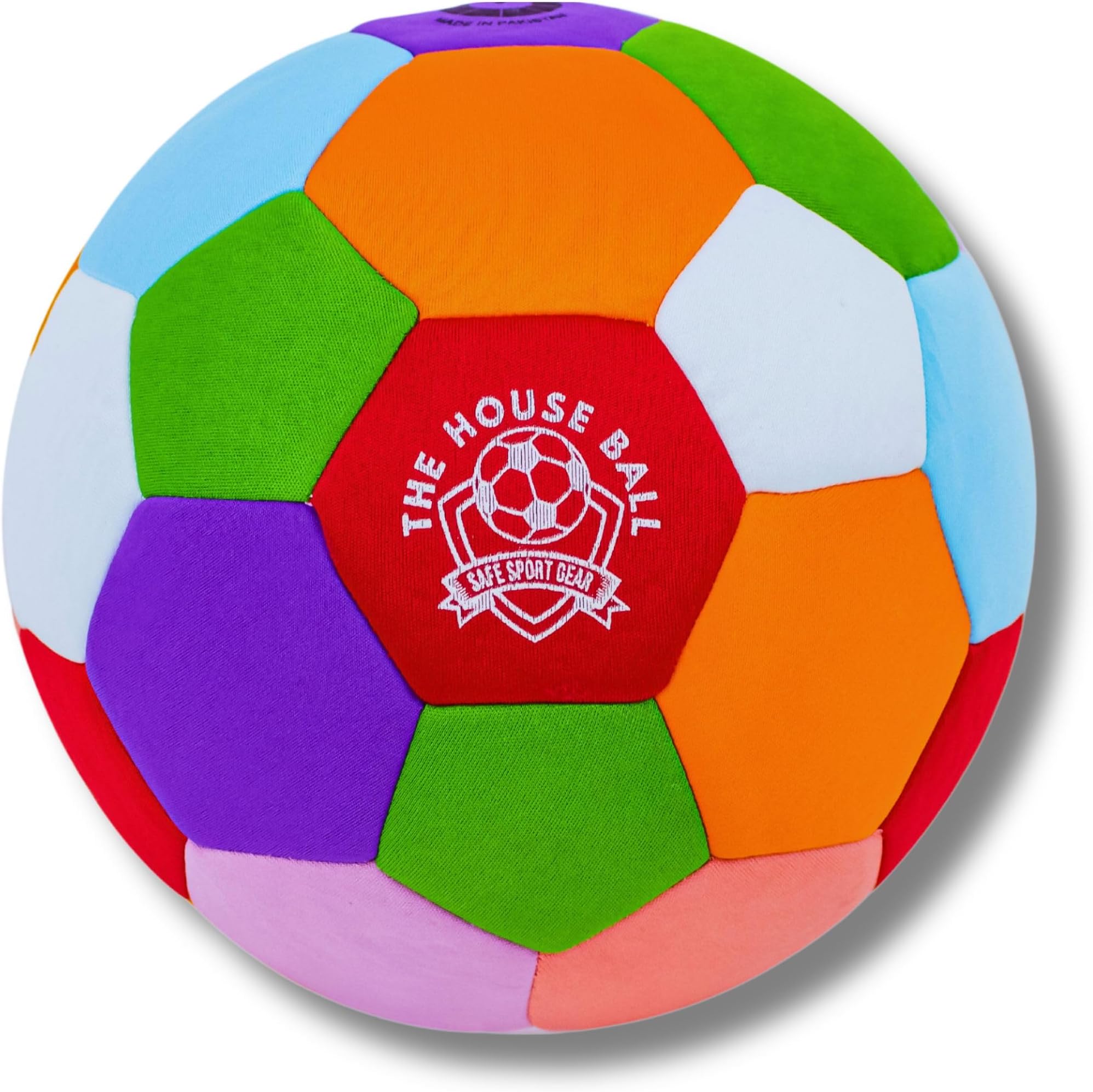 The House Ball - The Original Soft and Safe Indoor Soccer Ball Size 4 - Created for Inside Your Home and Yard - No Scuffs On Walls - Realistic Feel and Weight with a Shock Absorbing Exterior