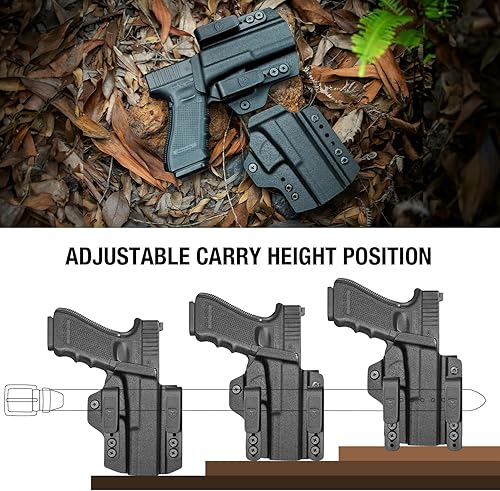 Miniatura 4 de IWB & OWB Funda convertible corte óptico G172231 - Glock 1919X23324445 - G4343X43X MOS - 1911 5 '' sin riel - Taurus G2CG3C, IWB OWB Combo Holster,