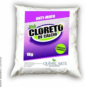 Cloreto De Cálcio 1kg - Anti Mofo - Original