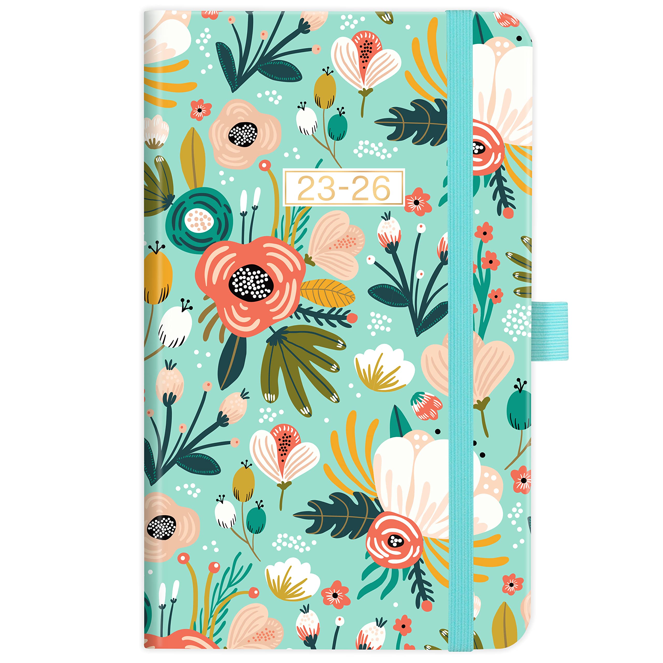 Photo 1 of Pocket Planner 2023-2026 - Monthly Planner & Pocket Calendar, July 2023-June 2026, 6.3" x 3.8, 3 Year Monthly Planner, Calendar Planner with Inner Pocket and 60 Note Pages, Small Planner for Purse, Easy to Carry, Hard Cover Green