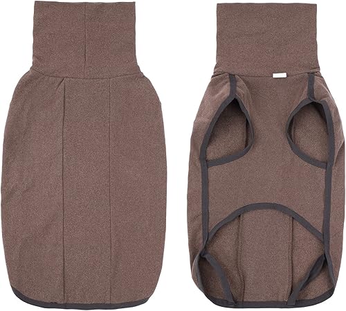 Miniatura 7 de ROZKITCH Abrigo de invierno para perro, pijama suave para mascotas, resistente al viento, chaqueta cálida para clima frío, chaleco acogedor,