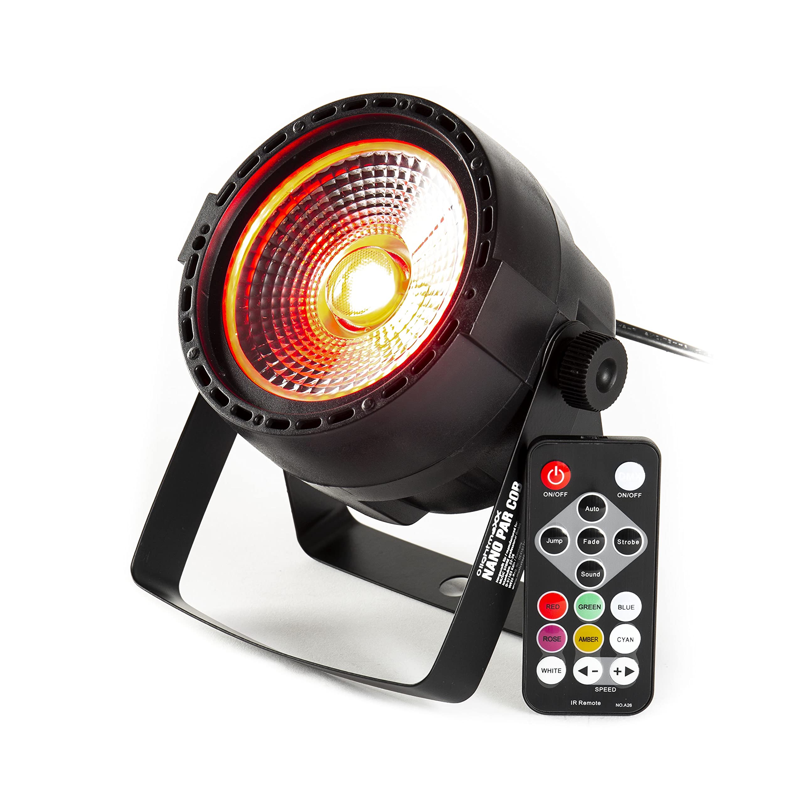 Nano PAR COB, 30 Watt LED-PAR-Scheinwerfer, RGB-Farbmischung, mit Montagebügel - Leistungsstark und Effizient