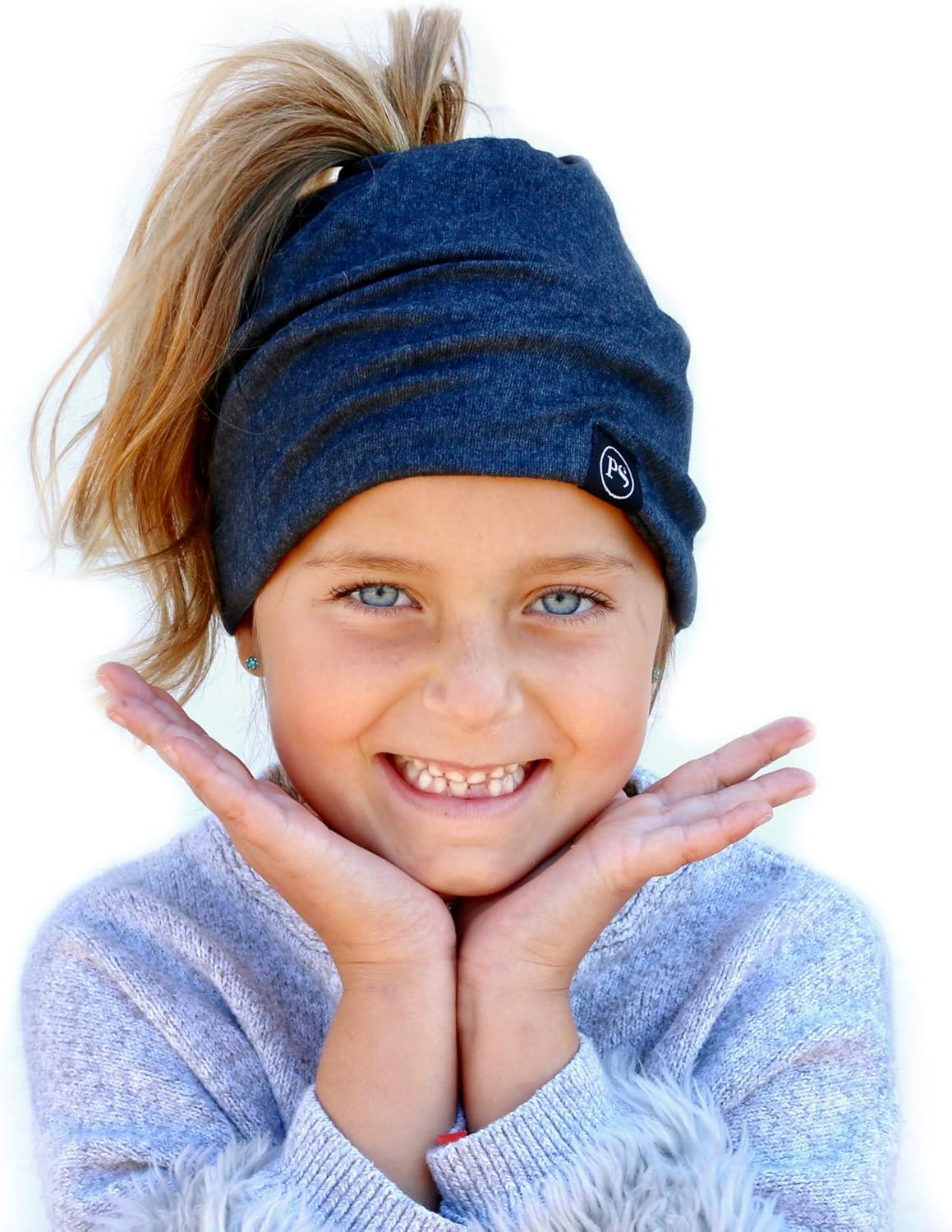 Hat with hole on top for hair Clearance