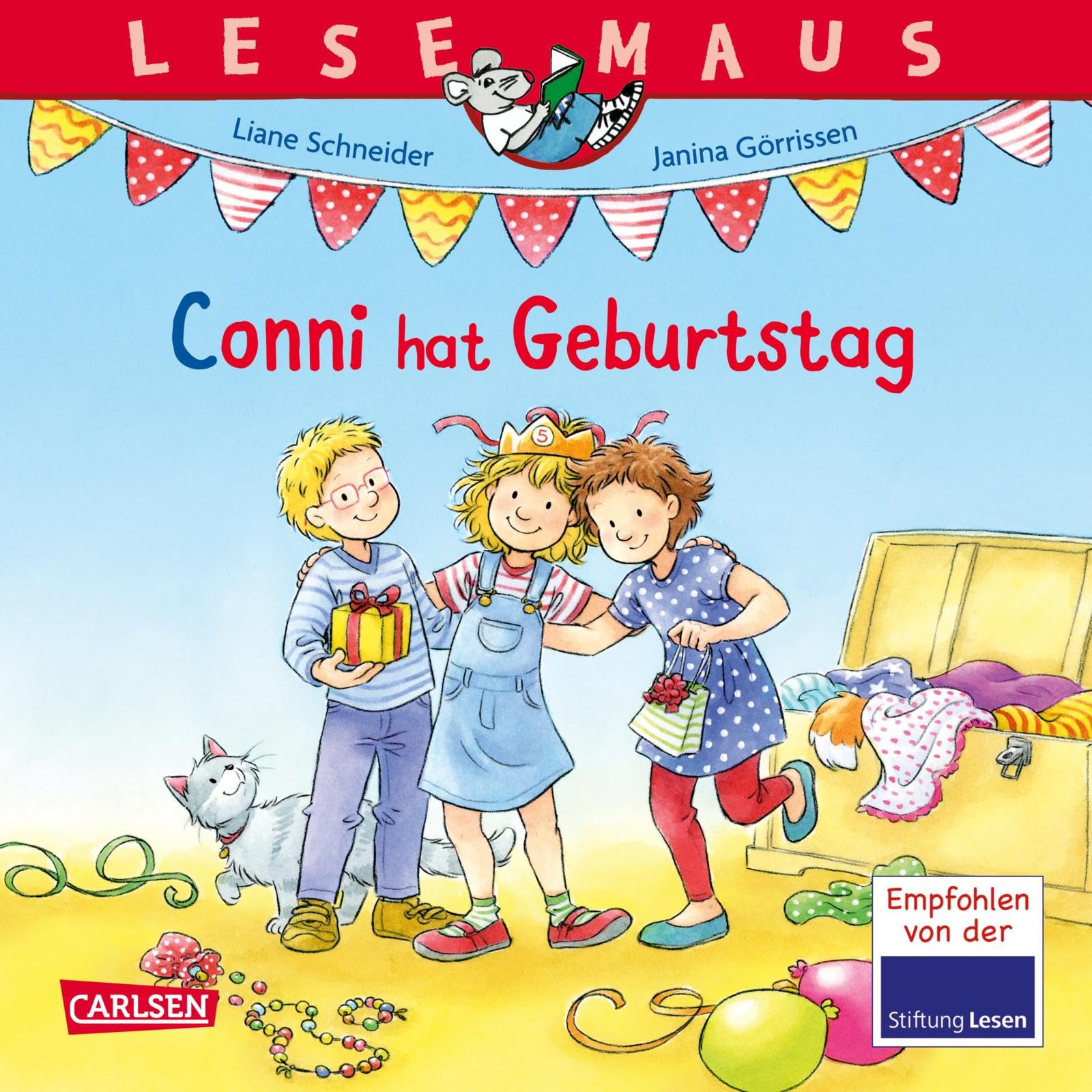 LESEMAUS 80: Conni hat Geburtstag: Modernisierte Neuausgabe des Conni-Bilderbuchklassikers
