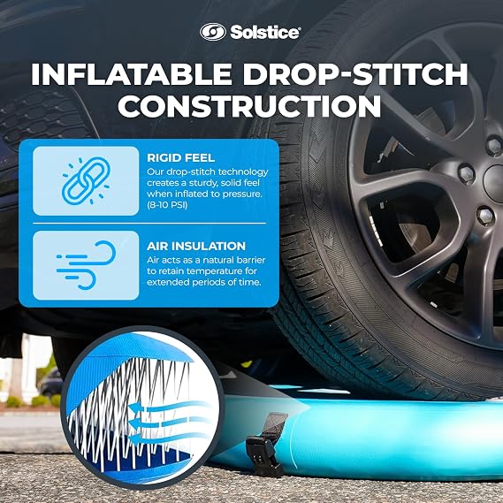 SOLSTICE Inflatable Cold Plunge Ice Bath Tub, Barrel Pod Chiller-Ready