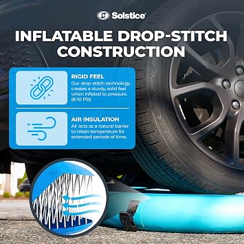 SOLSTICE Inflatable Cold Plunge Ice Bath Tub, Barrel Pod Chiller-Ready
